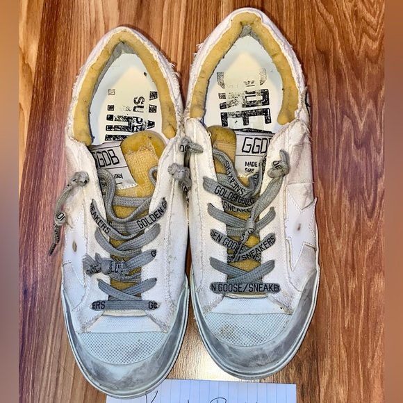 GUC Golden Goose Canvas Velcro Patch Superstars - Size 39 - ⭐️1 DAY FLASH SALE⭐️ - Picture 2 of 6